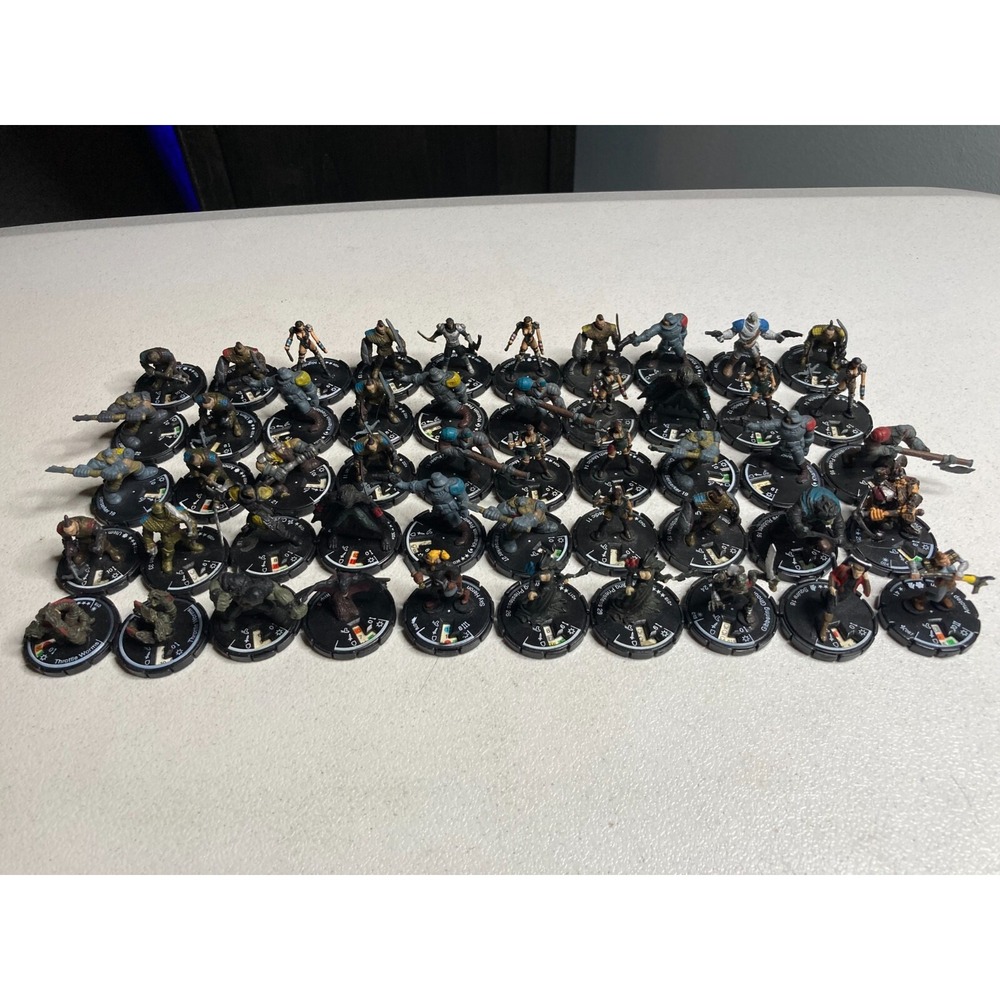 Mage Knights Miniature Lot of 50 MKR Wizkids RPG Sky Heron Imp Maiden Ghoul